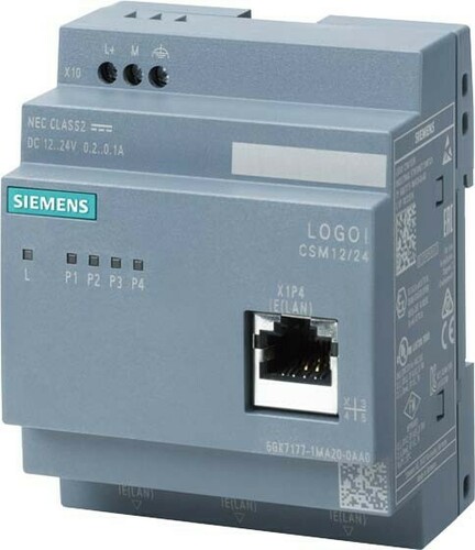 Siemens Dig.Industr. Scalance LOGO! CSM 12/24 Unmanaged Switch 6GK7177-1MA20-0AA0