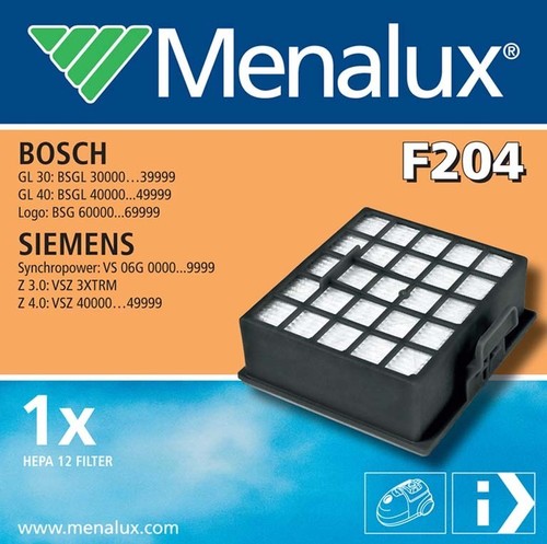 Menalux MENA HEPA-Filter f.BSG6..etc/VS06G.. F204