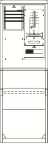 Striebel&John Zähleranschlusssäule kpl. 1Z SZ2824E
