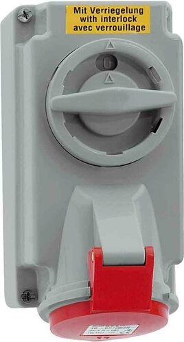Bals Elektrotech. CEE-Steckdose 16A,5p,230V,9H,IP44 16906