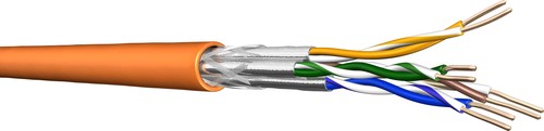 Draka Comteq (DNT) UC900 HS23 Kat.7 orange 4P S/FTP AWG23 60011603-Eca-T500