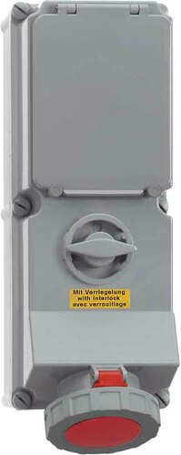 Bals Elektrotech. CEE-Steckdose 63A,5p,400V,6H 17604