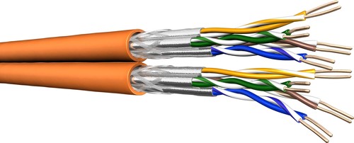 Draka Comteq (DNT) Communication Cable Kat.7 8P S/FTP AWG23 orang 60044700-Eca-T500