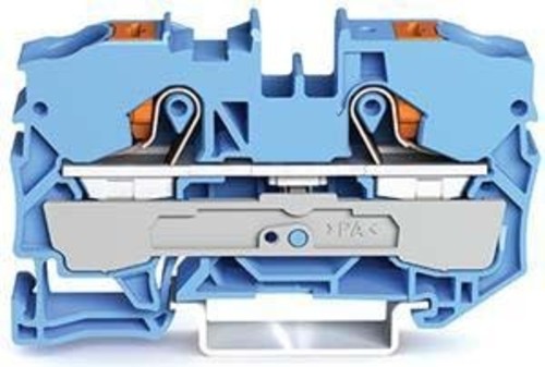 WAGO GmbH & Co. KG 2-Leiter-Durchgangsklemme 10qmm, blau 2210-1204