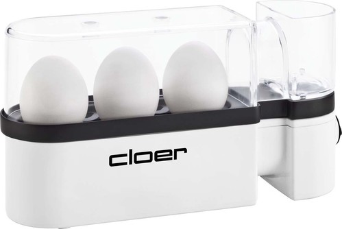 Cloer Eierkocher 300W f.3 Eier 6021 weiß