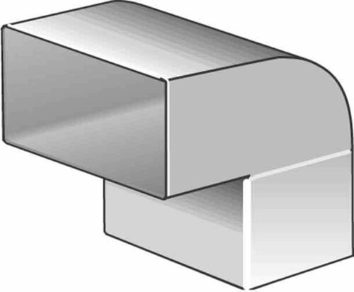 Helios Ventilatoren Flachkanalbogen senkr."100" FLB 100V