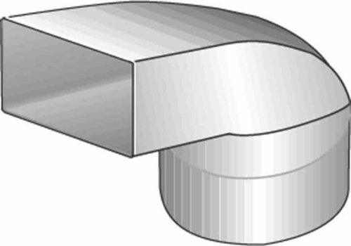 Helios Ventilatoren Umlenkstück 90-100Zoll auf "100" FLÜB 100