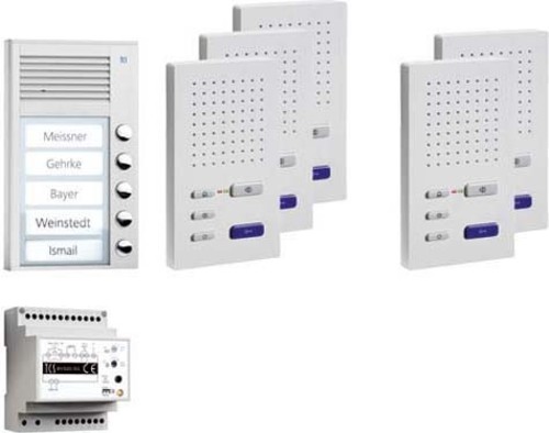 TCS Tür Control Paketlösung AP 5WE z.hörerl.Freisprech. PPAF05-EN/02