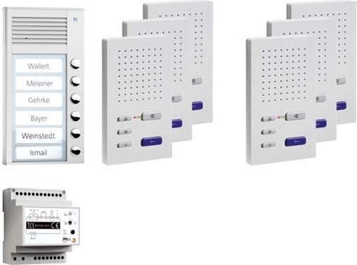 TCS Tür Control Paketlösung AP 6WE z.hörerl.Freisprech. PPAF06-EN/02