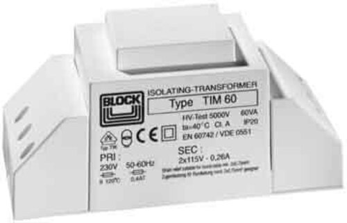 Block Trenntransformator TIM 500