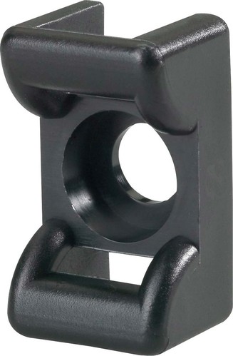 HellermannTyton Befestigungssockel 18x12mm KR6G5 PA66 BK 100