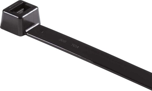 HellermannTyton Kabelbinder 270x4,6mm LK2A PA66W BK 100