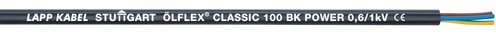 Lapp Kabel&Leitung ÖLFLEX CLASSIC 100 BK 0,6/1 KV 5G1,5 1120465/500