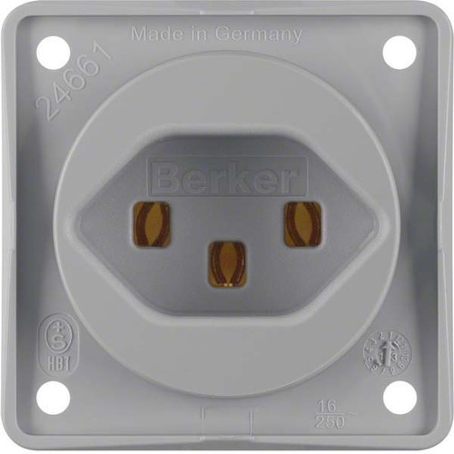 Berker Steckdose gr/matt Schweiz Typ23 962592506