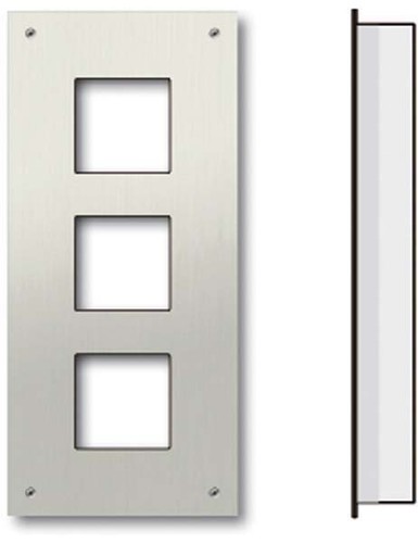 TCS Tür Control Frontplatte UP für 3 AMI-Module ZAU2003-0030
