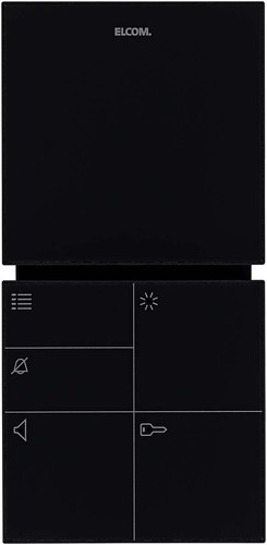 Elcom Freisprech-Haustelefon schwarz i2-BUS BFT-510 SW Elcom Freisprech-Haustelefon schwarz i2-BUS BFT-510 SW