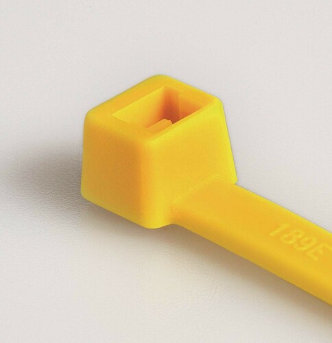 HellermannTyton Kabelbinder 150x3,5mm T30R PA66 YE 100 HellermannTyton Kabelbinder 150x3,5mm T30R PA66 YE 100