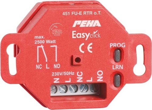 Peha Thermostat-Empfäner UP D 451 FU-E RTR O.T.