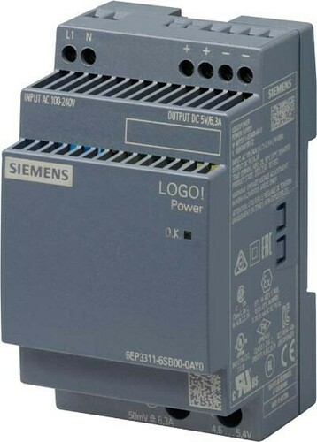 Siemens Dig.Industr. LOGO!POWER 5V/6,3A 6EP3311-6SB00-0AY0