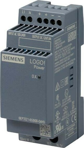 Siemens Indus.Sector LOGO!POWER 12V/1,9A 6EP3321-6SB00-0AY0