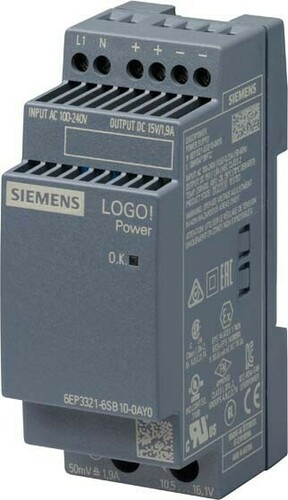 Siemens Dig.Industr. LOGO!POWER 15V/1,9A 6EP3321-6SB10-0AY0
