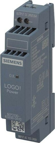 Siemens Dig.Industr. LOGO!POWER 24V/0,6A 6EP3330-6SB00-0AY0