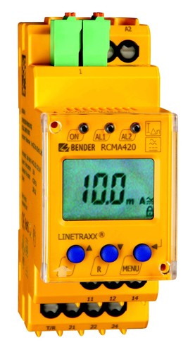 Bender Differenzstromüberwachung Federklemme RCMA420-D-2