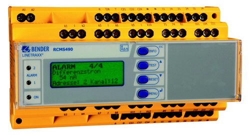 Bender Differenzstromüberwachung AC 42-2000HZ 0 RCMS490-D-2