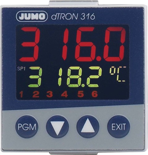 Jumo Kompaktregler mit Programmfunktion 00475033