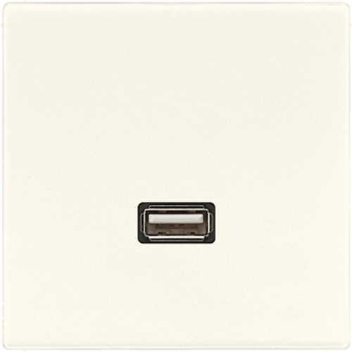 Jung Multimedia-Anschluss weiß USB m.Tragring MA LS 1122