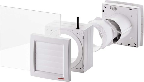 Maico Fenstereinbausatz mit Verschlussklappe FE 100/1 AP Maico Fenstereinbausatz mit Verschlussklappe FE 100/1 AP
