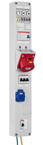 GSAB Elektrotechnik Systemleiste CEE32/5+Schutzk. 99.00.-02611 GSAB Elektrotechnik Systemleiste CEE32/5+Schutzk. 99.00.-02611