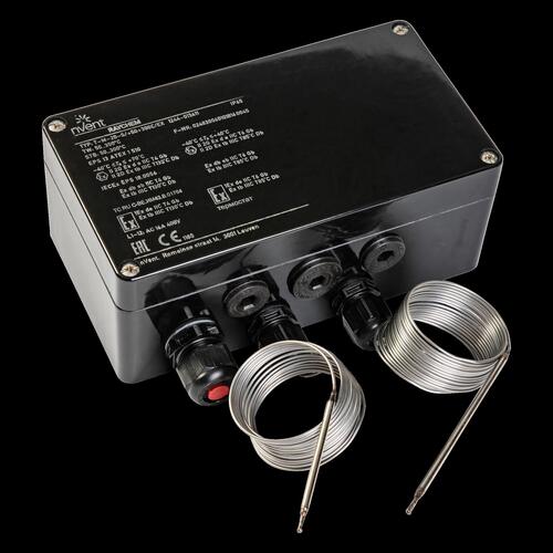Chemelex Thermostat m.Anlegefühler+Begr. T-M-20-S/+50+300C/EX
