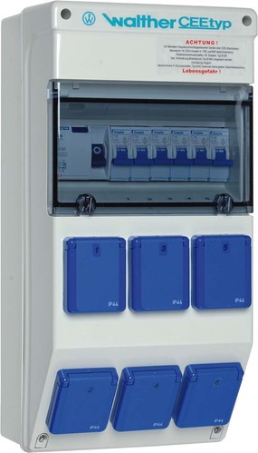 Walther Werke Steckdosenkombination Kunststoff 6980003