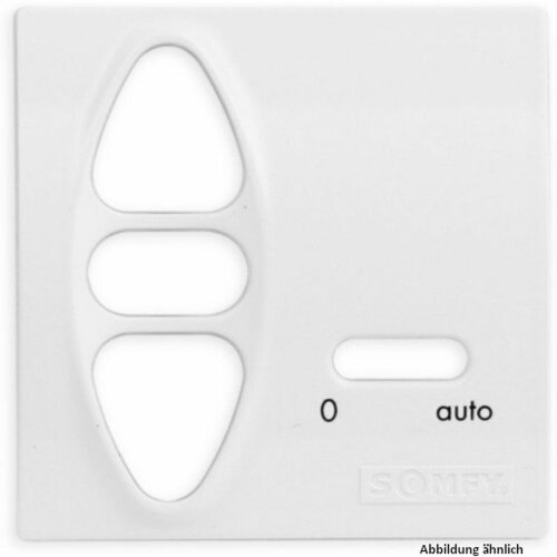 Somfy Abdeckplatte kompl.Uno RTS inteoweiß matt 9012386