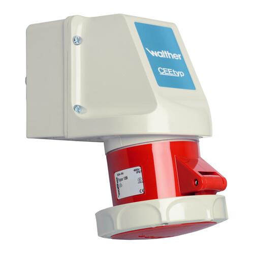 Walther Werke Wandsteckdose 16A 5P 400V 6h IP67 119SL Walther Werke Wandsteckdose 16A 5P 400V 6h IP67 119SL