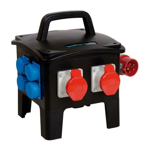 Walther Werke Steckdosenkombination tragbare, Vollgummi 6430209A Walther Werke Steckdosenkombination tragbare, Vollgummi 6430209A