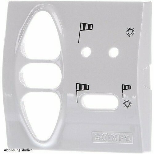 Somfy Abdeckplatte kompl. Uno IB inteoweiß matt 9012392
