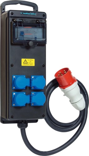 Walther Werke Steckdosenleiste tragbar, Vollgummi 6410002A