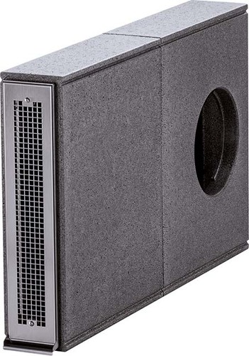 Maico Laibungselement m. Edelstahl-Abdeck. PP 45 LE