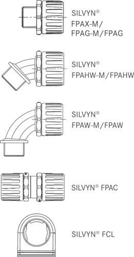 Lapp Zubehör SILVYN FPAS PA6 10 / 6,3X10,0 GY 50M 61754000
