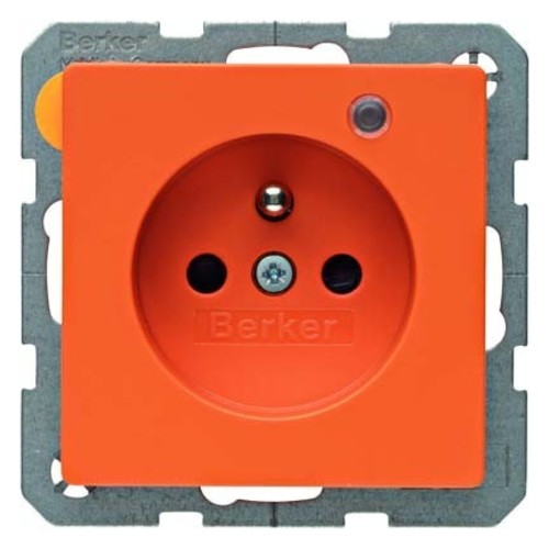 Berker Steckdose or samt Kontroll-LED 6765096014