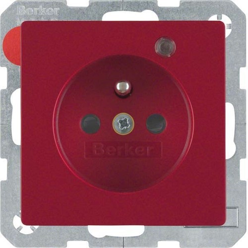 Berker Steckdose rt samt Kontroll-LED 6765096015