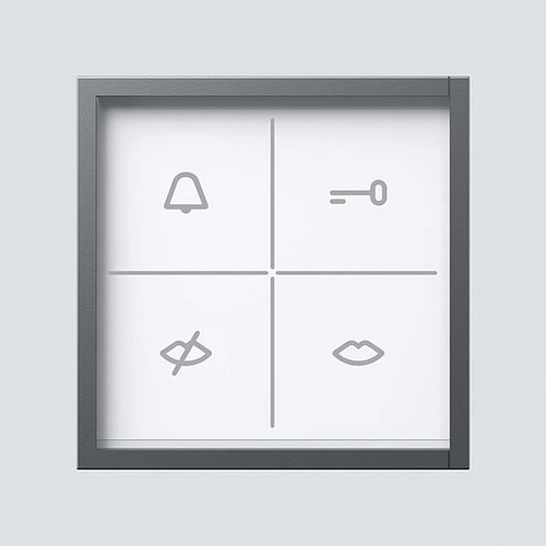 Siedle&Söhne Zustandsanzeige-Modul dunkelgrau-Glimmer ZAM 600-01 DG