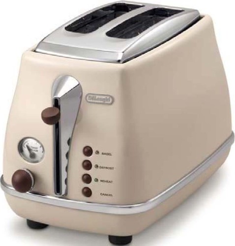 DeLonghi Toaster Retro CTOV 2103.BG creme