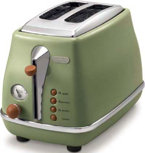 DeLonghi Toaster Retro CTOV 2103.GR olive