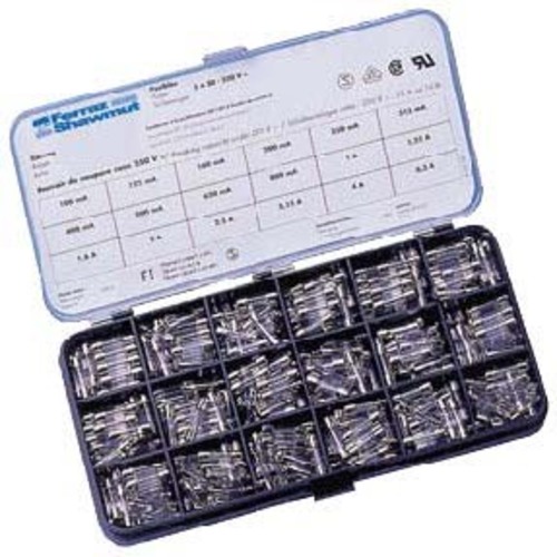 Mersen G-Sicherungssortiment Box 5x20 flink 0,1-6,3A G203763