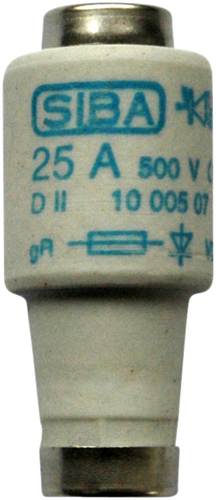 Siba Diazed-Sicherungseinsatz DII 4A gR 500V E27 1000507.4