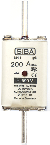 Siba NH-Sicherungseinsatz 100A NH0 gL/gG 609V 2021013.100
