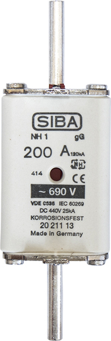 Siba NH-Sicherungseinsatz 250A NH1 gG 690V 2021113.250
